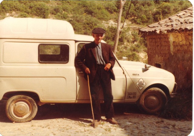 Cuatro meses antes de morir.