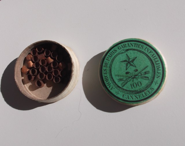 Cajita de perdigones francesa.